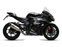 KAWASAKI NINJA ZX-10R (2016 - 2020) - SC1-R Muffler, Titanium, with Carbon fiber end cap, with de-cat link pipe